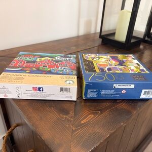 Colorful Puzzle Set - 550 and 750 Pieces